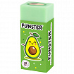 Ластик FUNSTER (ФАНСТЕР) "AVOCADO", 50х21х16 мм, прямоугольный, картонный держатель, экологичный ПВХ, ассорти, 272723