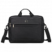 Сумка портфель BRAUBERG PROTECT с отделением для ноутбука 15,6", 2 отделения, черная, 30х40х7 см, 270831