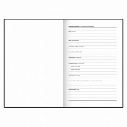 Ежедневник недатированный А5 145х215 мм BRAUBERG бумвинил, 160 л., бордовый, 126541