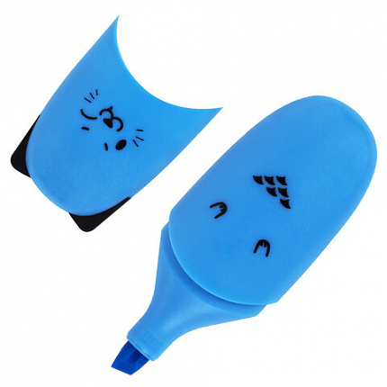 Текстовыделитель мини BRAUBERG KIDS "CUTE CATS NEON", АССОРТИ В ПЛАСТИКОВОЙ БАНКЕ, 1-5 мм, 152433