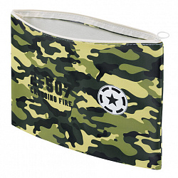 Папка для тетрадей ПИФАГОР А4, 1 отделение, ПВХ, на молнии, ассорти "Camouflage", 32x23 см, 273830