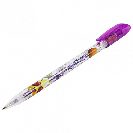 Ручки гелевые ЮНЛАНДИЯ, НАБОР 12 ЦВЕТОВ, БЛЕСТКИ, корпус с печатью, узел 0,7 мм, линия письма 0,5 мм, 142805