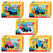 Пазл картонный 54 элемента, лицензия "Синий трактор", АССОРТИ, поле 18х13 см, STEP PU