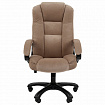 Кресло офисное Chairman CH 600, велюр, бежевое, 7158673