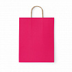 Крафт-пакет бумажный "Ruby red" 26х15х35 см, с кручеными ручками, плотность 80 г/м2, моноцвет, 112412