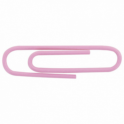 Скрепки BRAUBERG PASTEL, 28 мм, пастельные цвета, 100 шт., в пластиковой коробке, 271956
