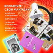 Наклейки для скрапбукинга ВИНТАЖ из washi-бумаги, 64 штуки, 32 дизайна, ОСТРОВ СОКРОВИЩ, 662264