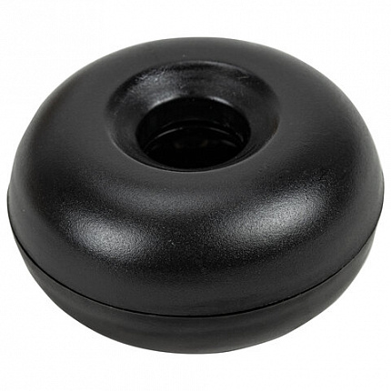 Скрепочница магнитная STAFF, прозрачный/черный корпус, 226825