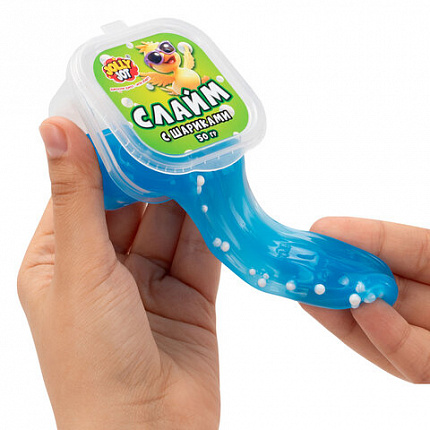 Слайм МИКС, 50 г, АССОРТИ, 8 видов, JOLLY JOT (ДЖОЛЛИ ДЖОТ), 667320