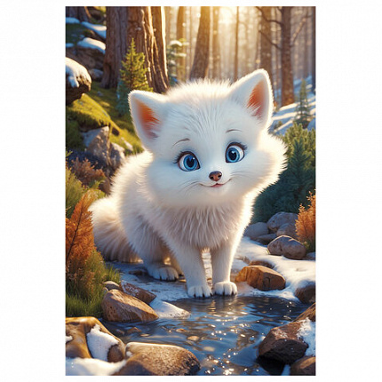 Пазл картонный 54 элемента "ОЧАРОВАТЕЛЬНЫЕ МОРДАШКИ", АССОРТИ, 40 видов, 175х130 мм, HATBER