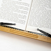 Подставка для книг и планшетов большая бамбуковая BRAUBERG, 34х24 см, регулируемый наклон, 237896
