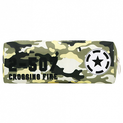 Пенал мягкий ПИФАГОР, 1 отделение, ПВХ, ассорти "Camouflage", 20х7х4 см, 273828