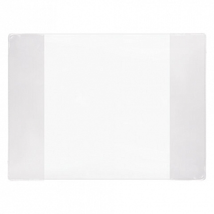 Обложка ПВХ для учебника и тетради А4, контурных карт, атласов, ПИФАГОР, прозрачная, плотная, 120 мкм, 302х440 мм, 224842