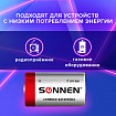 Батарейки КОМПЛЕКТ 2 шт, SONNEN, D (R20), солевые, в пленке, 451100