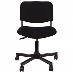 Кресло КР09, без подлокотников, черное, КР01.00.09-101-