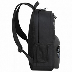 Рюкзак BRAUBERG FASHION CITY универсальный, 2 отделения, "Norm", черный, 46х31х15 см, 272573