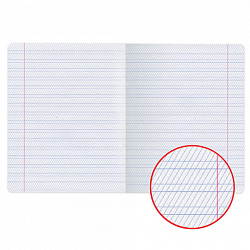 Тетрадь 12 л. BRAUBERG ЭКО "5-КА", частая косая линия, обложка картон 170 г/м2, ЗЕЛЕНАЯ, 104766