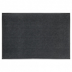 Коврик входной ИЗНОСОСТОЙКИЙ влаговпитывающий 80х120 см, толщина 8 мм, ТАФТИНГ, серый, LAIMA EXPERT, 606885