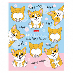 Тетрадь А5 48 л., HATBER скоба, клетка, обложка картон, "Для девочек_Выпуск №1" (микс), 087341, 48Т5В1