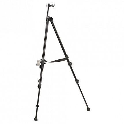 Мольберт-тренога металлический переносной, телескопический, 117х164х94 см, чехол, BRAUBERG ART, 192266