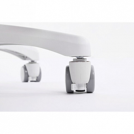 Кресло детское с подставкой для ног BRABIX KIDS "MG-215", сетка/ткань TW, серое, 533313