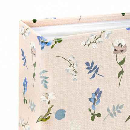 Фотоальбом BRAUBERG "Vintage flowers" на 200 фото 10х15 см, твердая обложка, 391428