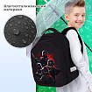 Ранец BRAUBERG KIDS STANDARD, 2 отделения, "Мощные бойцы", 36х28х14 см, 273146