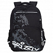 Рюкзак GRIZZLY школьный, анатомическая спинка, 2 отделения, для мальчиков, "BREAK DOWN", 39х28х20 см, RB-554-7/4