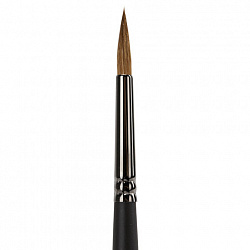 Кисть художественная проф. BRAUBERG ART CLASSIC, колонок, круглая, № 5, короткая ручка, 200934