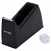Диспенсер для клейкой ленты шириной до 26 мм, ЧЕРНЫЙ (лента в подарок!), утяжеленный большой, BRAUBERG, 701459