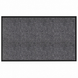 Коврик придверный 90х150 см, СЕРЫЙ, влаго-грязезащитный, 450 г/м2, ребристый, PRIMILA (ПРИМИЛА) EXTRA, 701026