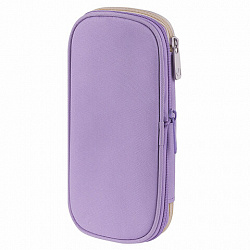 Пенал-трансформер BRAUBERG, полиэстер, 22х10х3 см, "Digital lavender", 271562