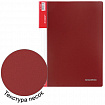 Папка 40 вкладышей BRAUBERG стандарт, красная, 0,7 мм, 221602