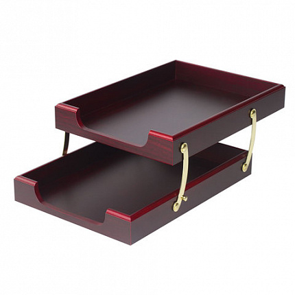 Набор подарочный настольный BESTAR "Titan" из дерева, 8 предметов, цвет "красное дерево", 236366