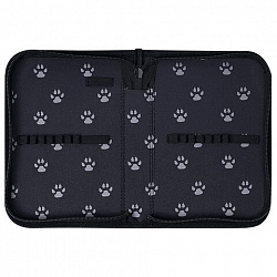 Пенал BRAUBERG, 1 отделение, полиэстер, 21х14 см, "Gray wolf", 273520