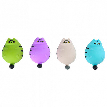 Игрушка-антистресс "КОТЕЙКА", 10 см, ассорти, 4 цвета, дисплей, JOLLY JOT (ДЖОЛЛИ ДЖОТ), 665791