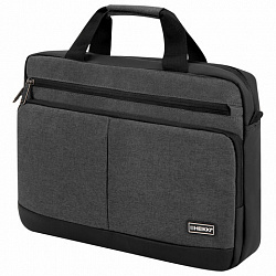 Сумка портфель HEIKKI FORWARD (ХЕЙКИ) с отделением для ноутбука 15,6", темно-серая, 29х40х9 см, 272611