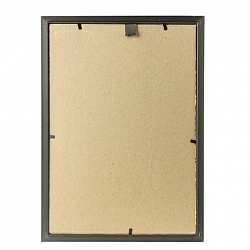 Рамка 21х30 см, пластик, багет 14 мм, BRAUBERG "HIT", красное дерево с позолотой, стекло, 390024