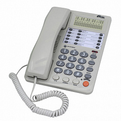 Телефон RITMIX RT-495 white, АОН, спикерфон, память 60 номеров, тональный / импульсный режим, белый, 80002153