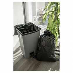 Мешки для мусора 120 л, черные, 20 шт., ПВД, 40 мкм, 70х110 см, PACLAN Professional "Особо прочные", 402002