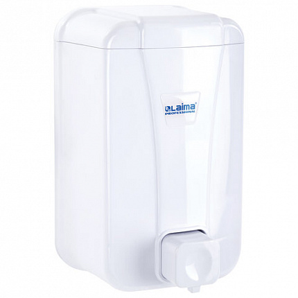 Дозатор для жидкого мыла LAIMA PROFESSIONAL LSA, НАЛИВНОЙ, объем 1 л, цвет белый, 607995, 3430-0