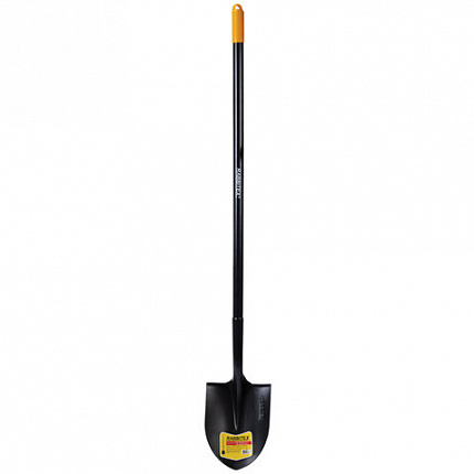 Лопата штыковая цельнометаллическая 22х28 см, ОБЩАЯ ДЛИНА 150 см, черенок сталь, RABBITEX (РАББИТЕКС) "LONG HANDLE", 700497