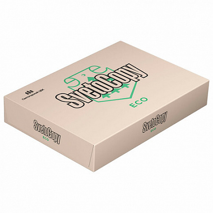 Бумага офисная А4, 80 г/м2, 500 л., SVETOCOPY ECO, белизна 60%, Россия