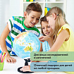 Глобус интерактивный + очки VR физический / политический Globen, 32 см, с подсветкой, INT13200288