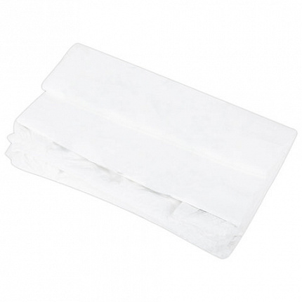 Пакет "майка" КОМПЛЕКТ 100 штук, 28+15х55, ПНД белый, 15 мкм, LAIMA, 700787