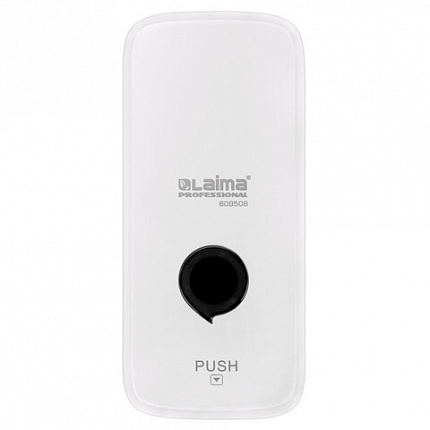 Дозатор для жидкого мыла LAIMA PROFESSIONAL PREMIUM, НАЛИВНОЙ, 0,5 л, белый, ABS-пластик, 609508