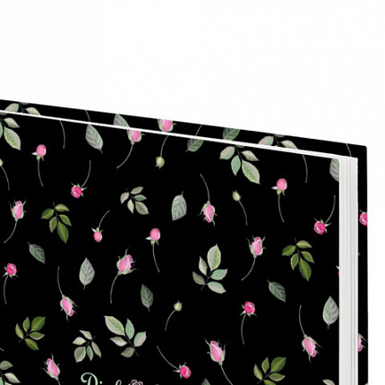 Ежедневник датированный 2026 145х215 мм, А5, STAFF, ламинированная обложка, "Flower pattern", 117327