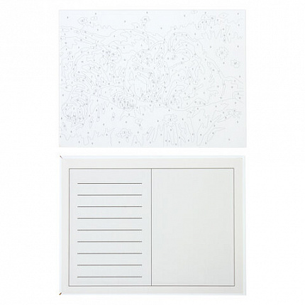 Картина по номерам 15х20 см, ЮНЛАНДИЯ "Лучшие друзья", на холсте, акрил, кисти, 662500