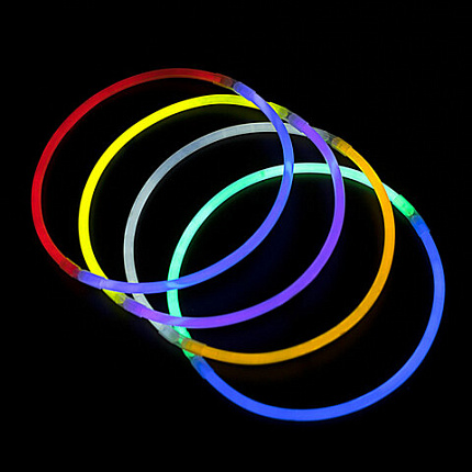 Светящиеся (неоновые) палочки 100 штук + 5 в ПОДАРОК! в тубе, ассорти, ЗОЛОТАЯ СКАЗКА, 662596