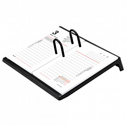 Подставка под календарь STAFF "BASIC", 205х175х37 мм, черный, 238790